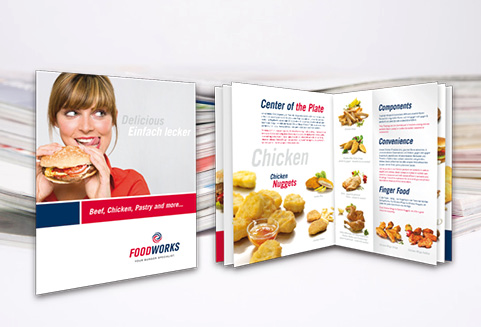 Werbeagentur Vitamin G - Foodworks Imagebroschuere