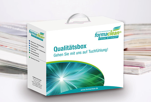 Werbeagentur Vitamin G - Formaclean-Qualitätsbox