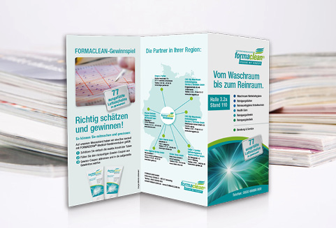 Werbeagentur Vitamin G - Formaclean-Messefolder