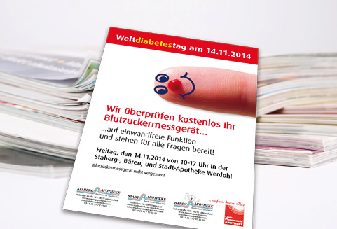 Werbeagentur Vitamin G - Club-Pharmazie Blutzuckermessgerät-Aktion