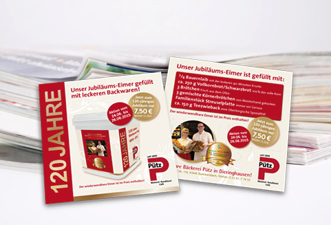 Werbeagentur Vitamin G - Puetz-Aktionsflyer